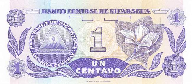 1 Cordoba 1991 p167 Nicaragua